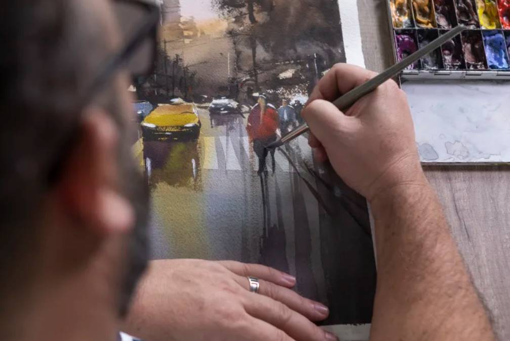 dream of people painting